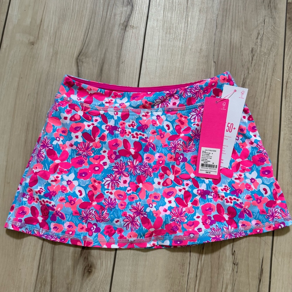 Lilly Pulitzer Girl’s Mini Aila Skort in Aura Pink